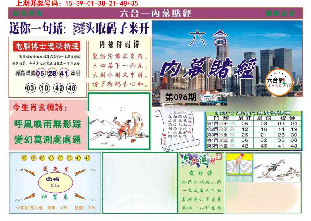 096期内幕赌经[图]